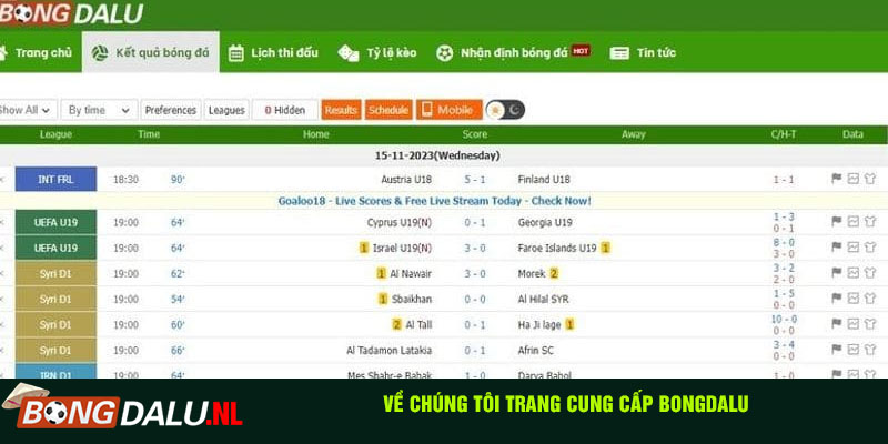 Về chúng tôi trang cung cấp bongdalu
